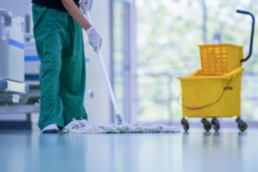 Blurred,Hospital,Images,clean,And,Sanitize,,Cleaner,,Hospital,Cleaning,cleaning,The,Hospital